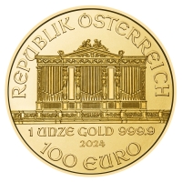 Anno 2024 - € 100 FILARMONICA AUSTRIA Un&#039;Oncia