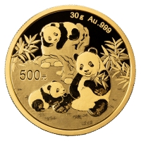 Anno 2024 - ¥ 500 PANDA CINA 30gr.