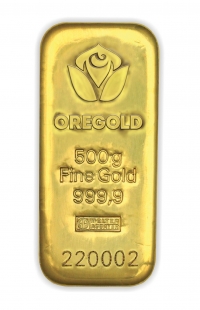 Lingotto Oro 500 gr. ARGOR HERAEUS